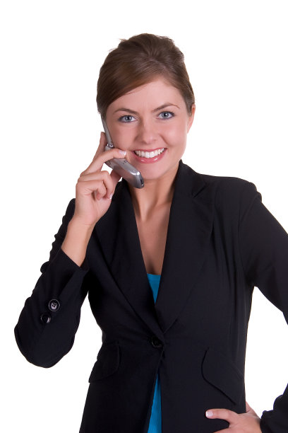 女商人在电话中图片下载