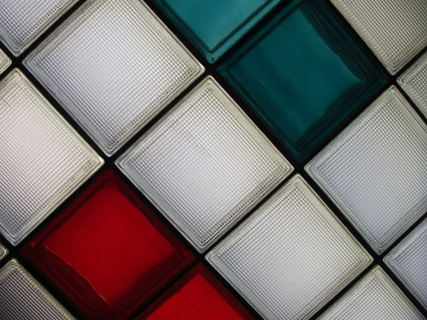 广场的彩色玻璃图片下载