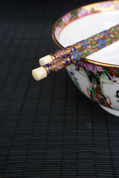 亚洲碗和筷子图片下载