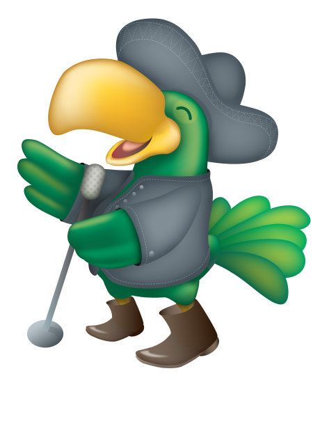 墨西哥鹦鹉唱歌图片下载