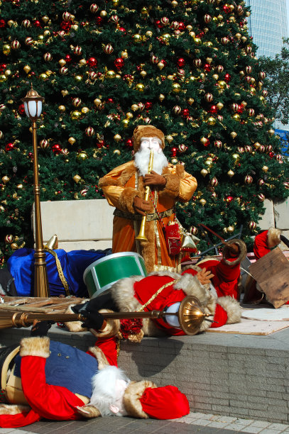 过度的圣诞派对图片下载