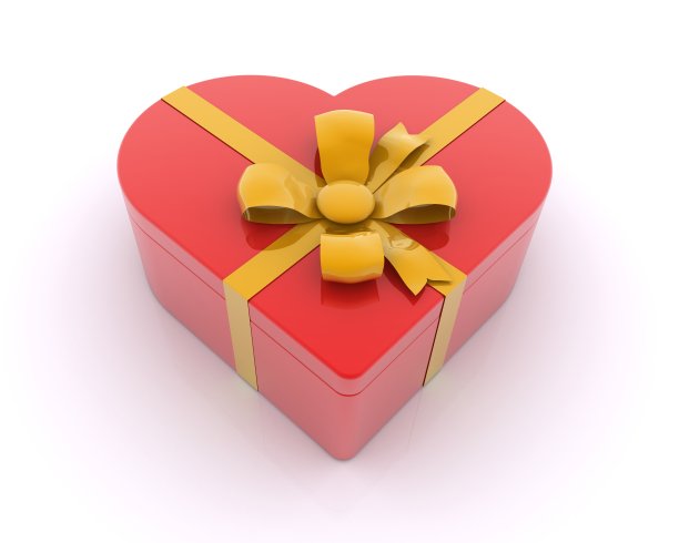 心形礼品盒图片下载