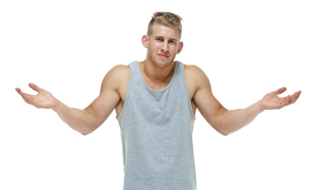 漫不经心的男人看起来很困惑图片下载