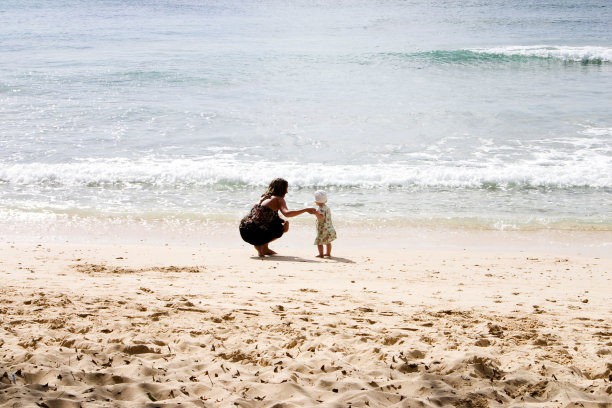 在海滩上图片下载