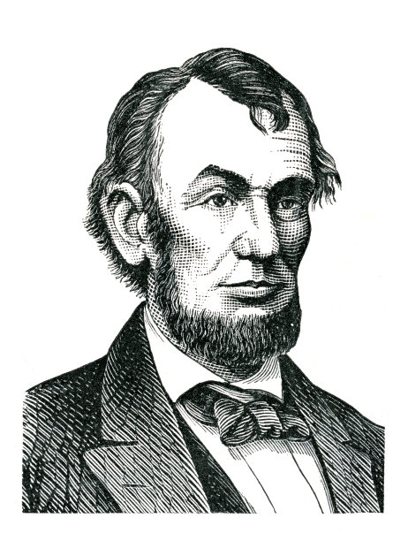 亚伯拉罕林肯版画插图图片下载