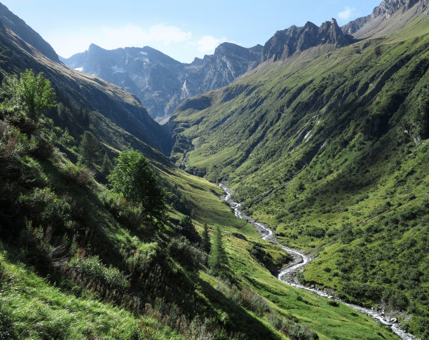 夏季的山谷图片下载