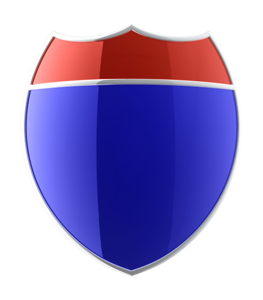 光滑的州际公路标志图片下载