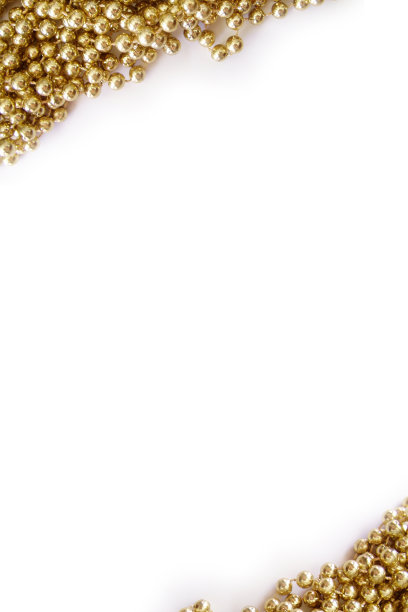 金色圣诞边境图片下载