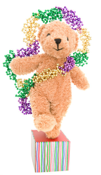 Mardi Grass泰迪熊图片下载