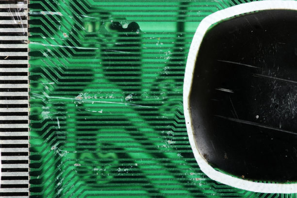 粗糙划伤电路板的宏部分图片下载