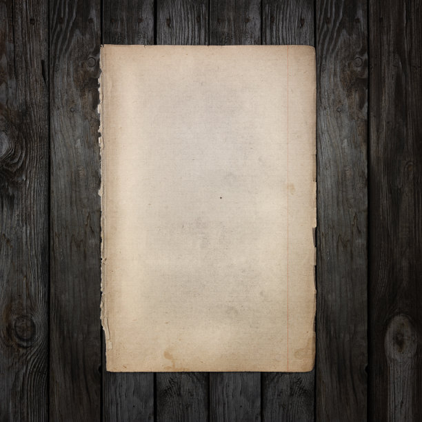 木墙上的旧纸图片下载