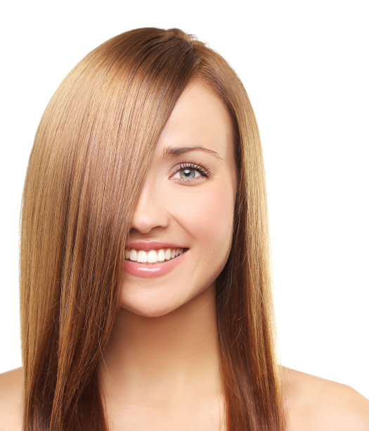 长着完美头发的漂亮女人图片下载