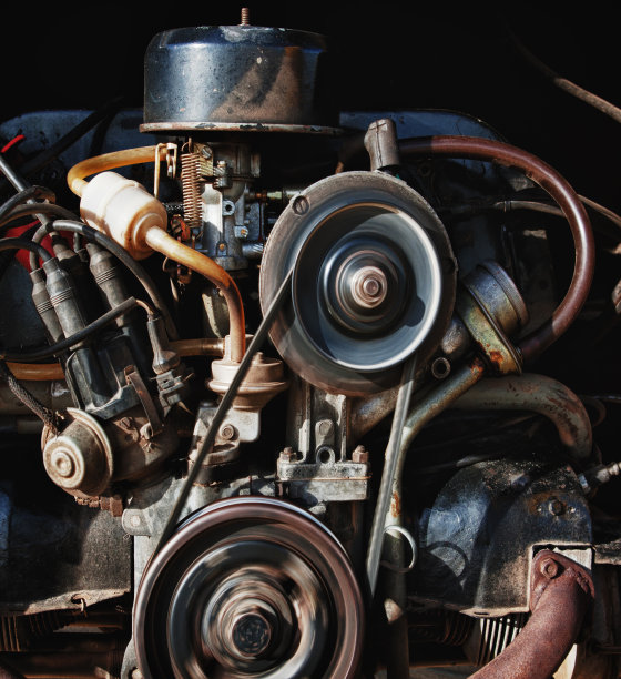 旧汽车引擎图片下载