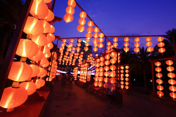 亚洲红色灯笼图片下载