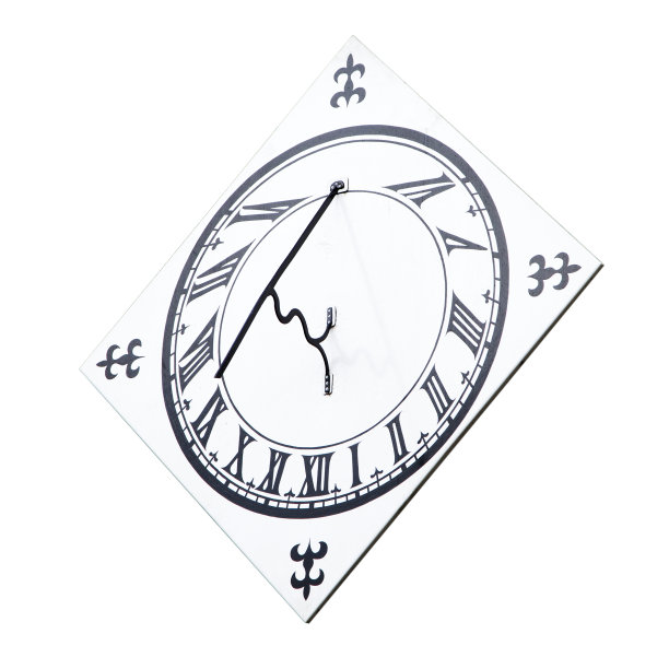 日晷孤立在白色图片下载