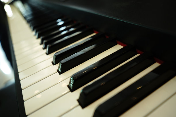 钢琴键盘图片下载