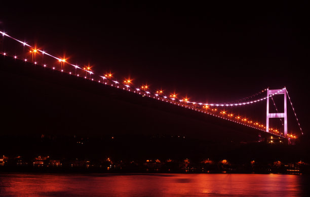 横跨博斯普鲁斯海峡的大桥图片下载