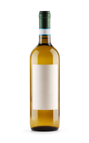 带有空白标签的白酒瓶(包含剪切路径)图片下载