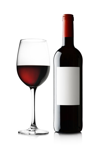一杯和一瓶红酒加白葡萄酒图片下载