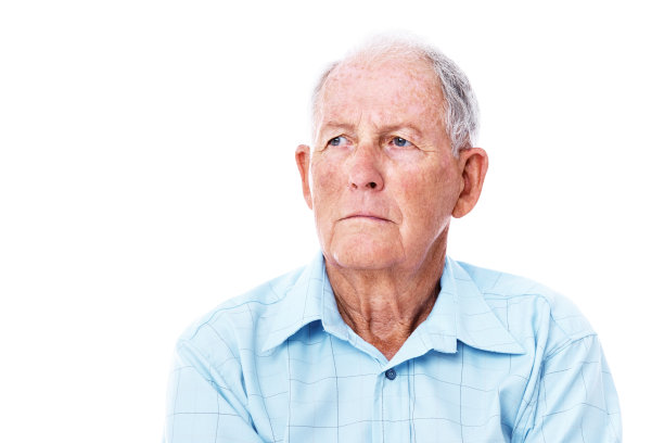 老人，嘴角下垂图片下载