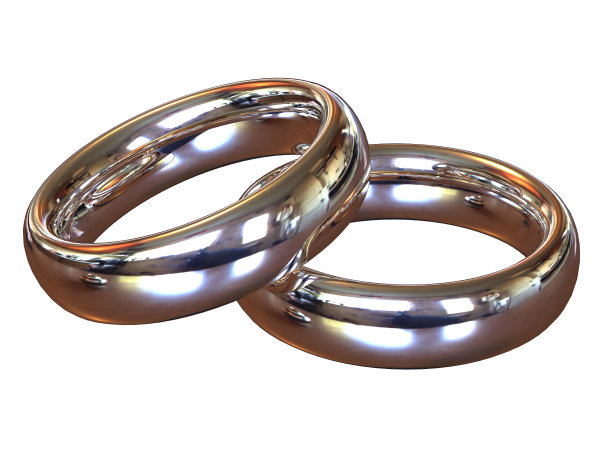 象征我们的情侣结婚戒指图片下载