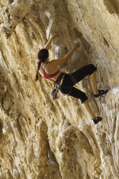 女人rockclimbing图片下载