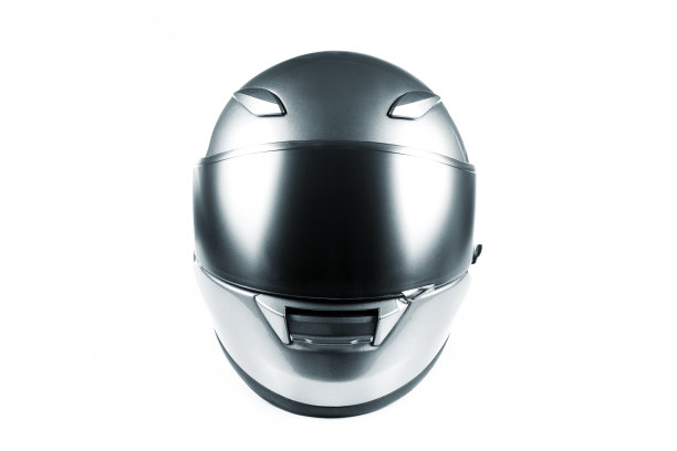 白色摩托车头盔图片下载