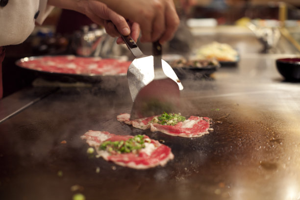 铁板烧,日本烹饪图片下载