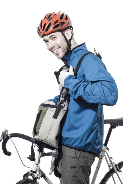 一位男性通勤者的肖像图片下载