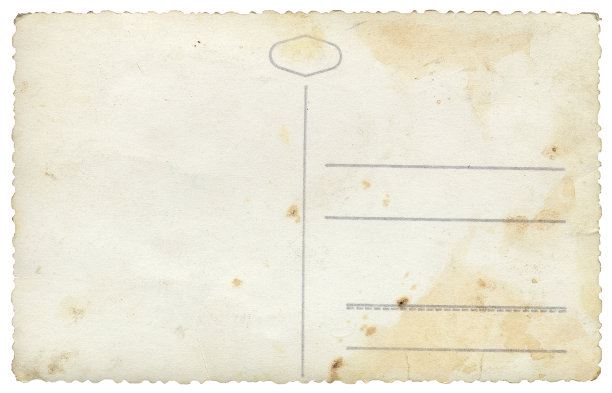 旧明信片空白图片下载