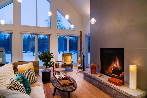 科林伍德小屋开放概念室内素材图片