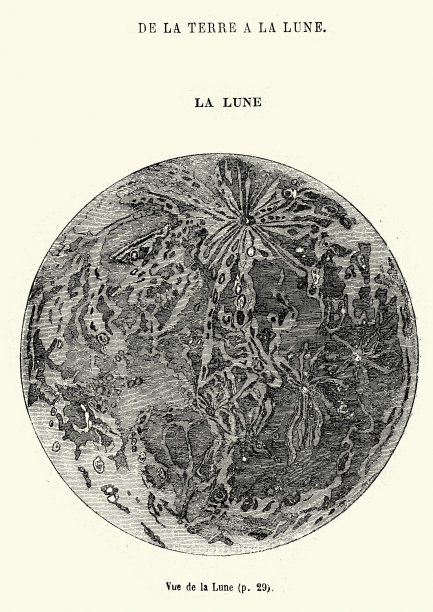 儒勒·凡尔纳-月亮图片下载