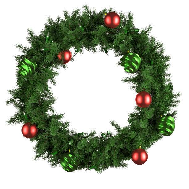 圣诞花环图片下载