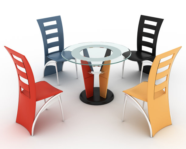 现代餐厅家具图片下载