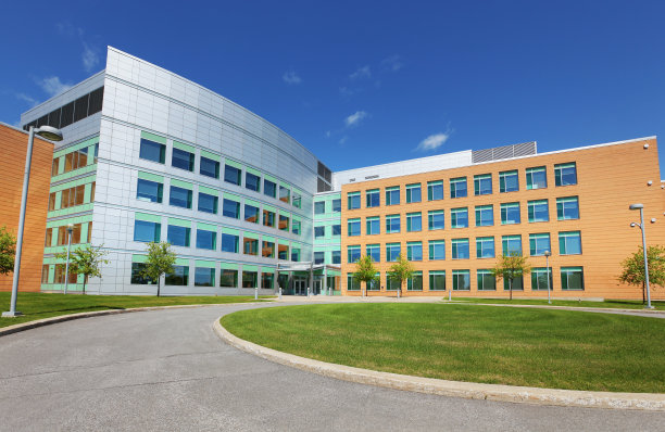 现代办公园区建筑外观图片下载