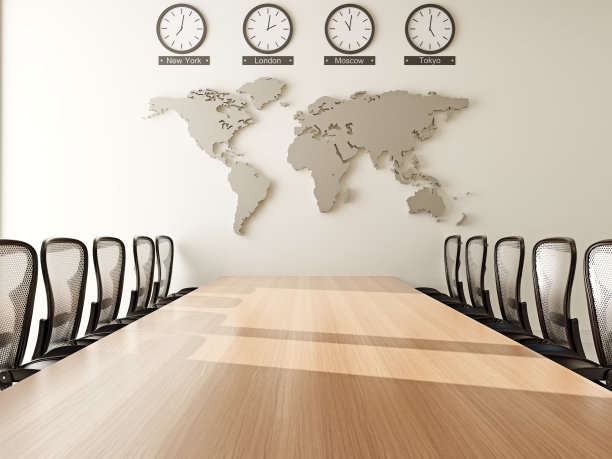 董事会会议室在现代办公室图片下载