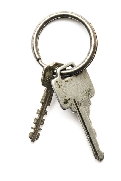 白色的复古钥匙图片下载