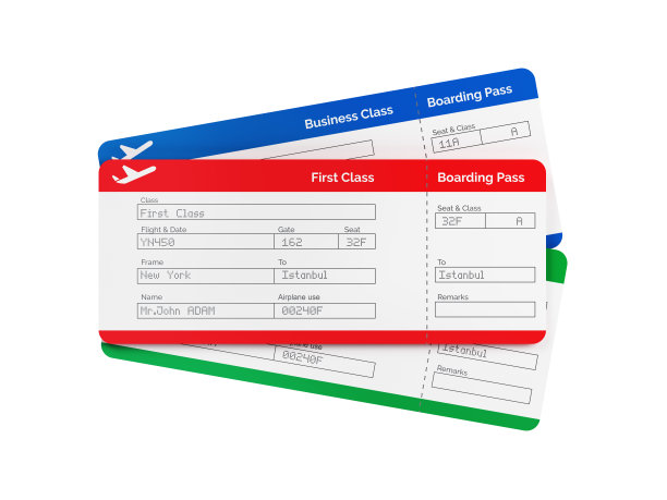 三个机票图片下载