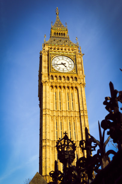 英国伦敦的大本钟图片下载