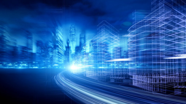 长时间曝光的交通图片下载