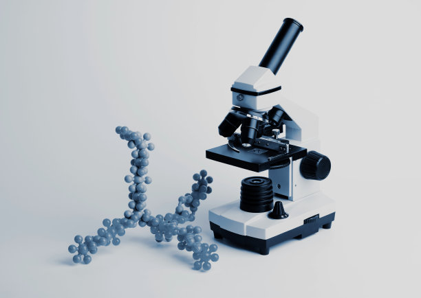 显微镜和分子模型图片下载