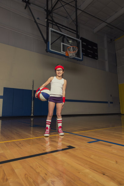 篮球女孩肖像图片下载