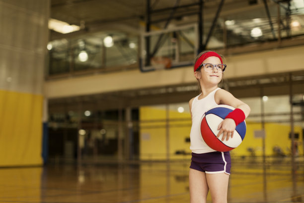 篮球女孩肖像图片下载