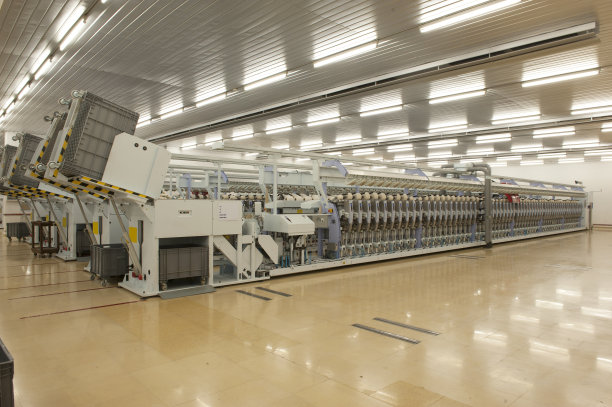 现代化纺织工厂的内部图片下载