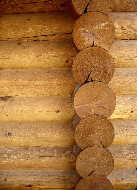 木屋转角结构图片下载