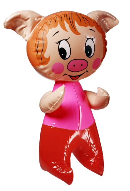 充气玩具猪图片下载