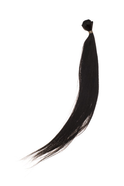 华丽的直-巴西头发延伸。图片下载