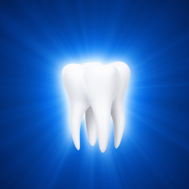 光的牙齿图片下载