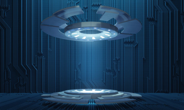 摘要高技术背景素材图片