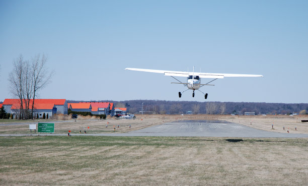 飞机着陆。图片下载